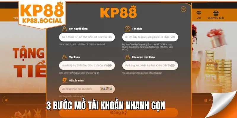 3 bước mở tài khoản nhanh gọn