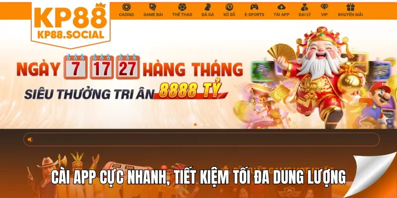 Cài app cực nhanh, tiết kiệm tối đa dung lượng